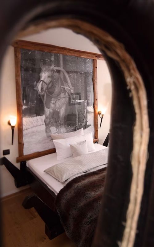 Blick in Einzelzimmer Hotel Tannenhof Großmaischeid